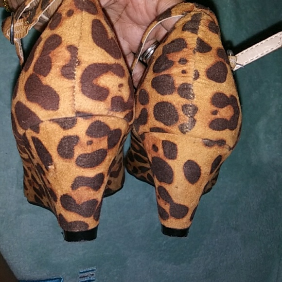 Leopard wedges - Picture 4 of 4